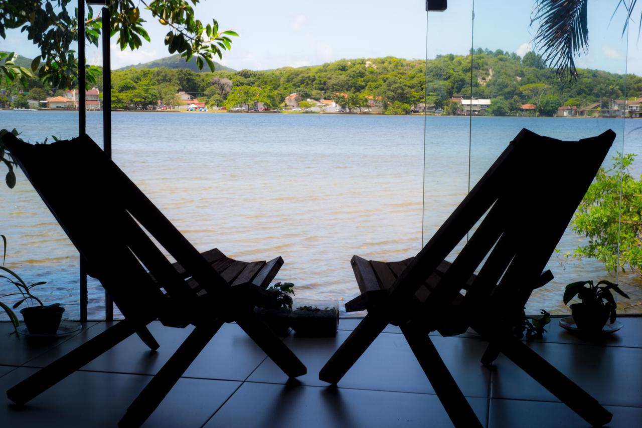 Lakehouse 24Hs Hostel Lagoa Conceicao フロリアノポリス エクステリア 写真