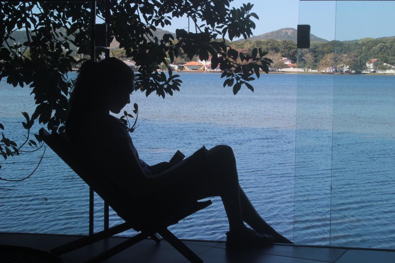 Lakehouse 24Hs Hostel Lagoa Conceicao フロリアノポリス エクステリア 写真
